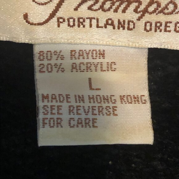 Vintage Norm Thompson Geometric Knit Vest (L) - Picture 8 of 8